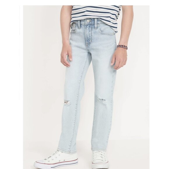 Old Navy Boys’ Distressed 360° Stretch Jeans - Picture 2 of 5